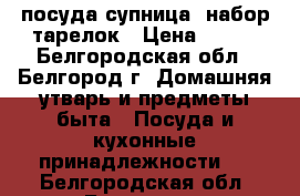 посуда супница, набор тарелок › Цена ­ 300 - Белгородская обл., Белгород г. Домашняя утварь и предметы быта » Посуда и кухонные принадлежности   . Белгородская обл.,Белгород г.